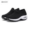 Fashion Women Casual Sneakers Mesh Platform Slip-on Air Cushion Sport Shake Shoes