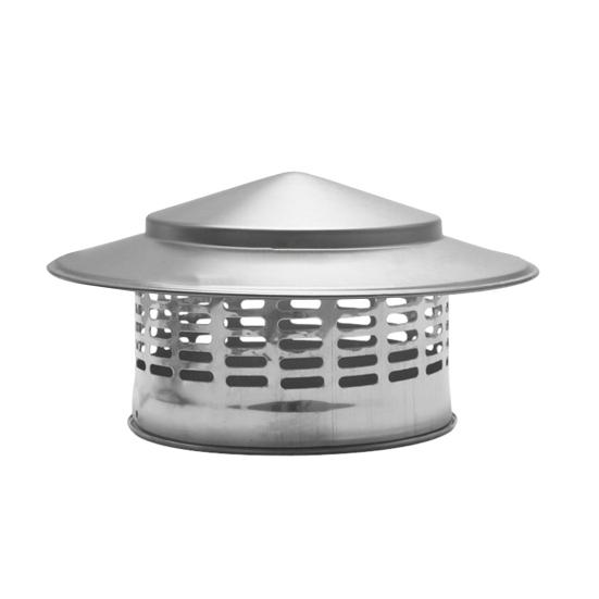 Крышка для круглого дымохода Yousheng с сетчатым экраном, конический верх, металлический чехол для дымохода, устойчивый к погодным условиям, внешняя крыша, конический верх, дождезащитный чехол для выхлопной трубы камина