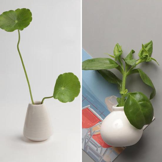 Мини Керамическая Ваза Магнит на Холодильник Дом Офис Кухня Шкафчик Холодильник 3D Миниатюра