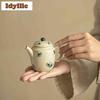 150 мл Ручная роспись Чайник Гингко Винтажный Чайник-заварник Чайник для заваривания чая С отверстием для шарика Китайский Чайный набор Декоративные украшения
