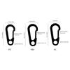 10Pcs Carabiner Hook for Camping Hiking Fishing D Shape Keyring Carabiner Spring Snap Clip Hook Snap Hook Carabiner Clip