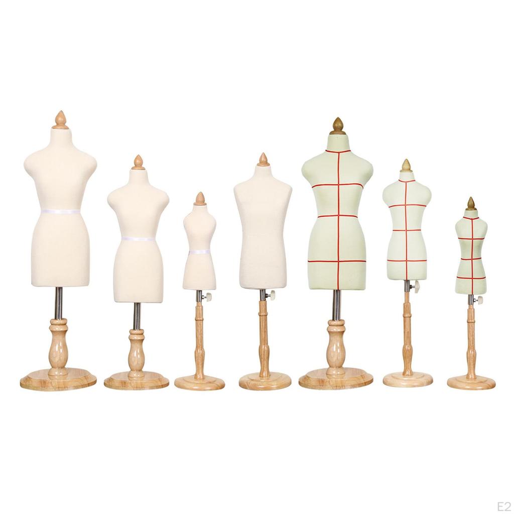 Doll Dress Display Holder Model Tailor Stand for Dollhouse Accessories Mini Size
