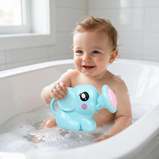 Elephant-Shaped Watering Can Bath Toys Kids Garden Water Can Children Sprayer Water Cans Cute Sprinkler Bath Cans for Boys Girls Toddlers