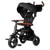 Трехколесная коляска для ребенка - PL Ociotrends - New Rito Star Deluxe - Черный - 32x42x58 см - 5-точечные мягкие ремни безопасности