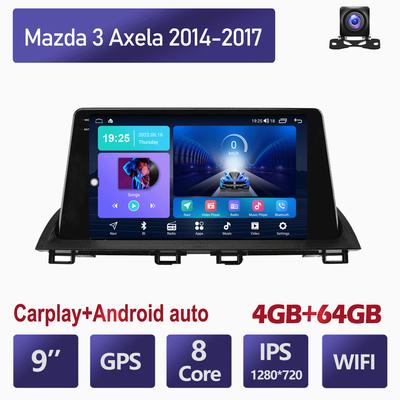 2 Din Android для Mazda 3 Axela 2014-2017 Автомобильный радиоприемник Мультимедийный плеер Стереонавигация с динамиками BOSE Carplay Головное устройство Видео