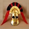 Medieval Greek Corinthian Helmet With Plume Spartan Helmet Prop Replica Roleplay Cosplay Gift Item