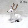 1pc Creative Christmas Sika Deer Christmas Reindeer Simulation Deer Elk Christmas Deer Decorations