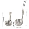 Outdoor Tool Travel Kitchen Tool Outdoor Tableware Folding Spoon Foldable Spoon Colander Soup Ladle