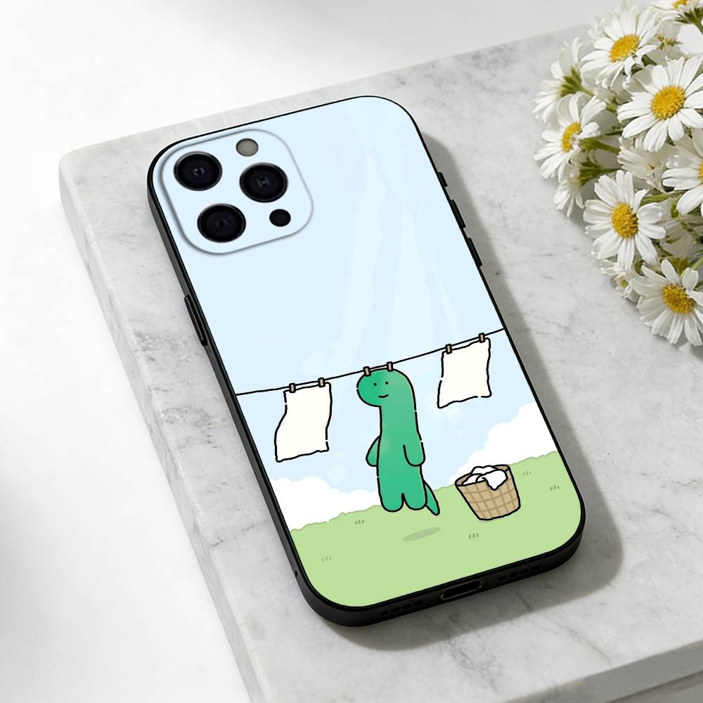 Cartoon J-Joguman Studio Phone Case For iPhone 17,16,15,14,13,12,11 Plus,Pro Max,SE4Soft Silicone Black Cover