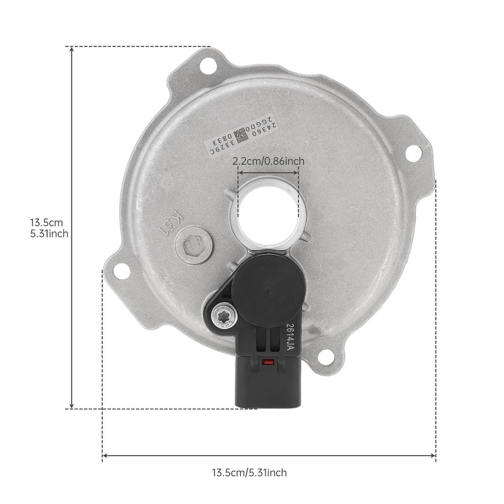24360-2GGD0 Комплект актуатора положения распредвала для Kia, 2-контактный электромагнит VVT с крышкой и уплотнением, устраняет коды P0011/P0014, датчик контроля фаз газораспределения двигателя