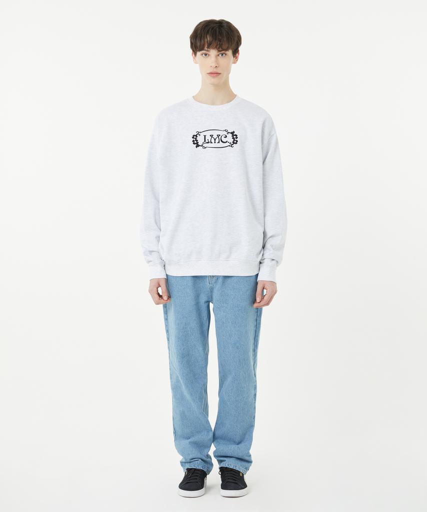 LMC Flower Oval Sweatshirt Light Heather Gray