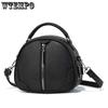Solid Color Faux Leather Zipper Crossbody Bags Versatile All Seasons Underarm Bags Chain Commuting Shoulder Bags