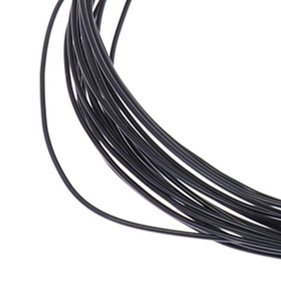 1 рулон, 5 м, проволока для бонсай, гибкая, многоразовая, нержавеющая, гибкая, удобная для хранения, форма растения, 6 размеров, тренировочная ветка бонсай, черная проволока для балкона