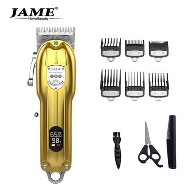 Профессиональная машинка для стрижки волос: Полностью металлический, ЖК-дисплей, зарядка через USB-кабель