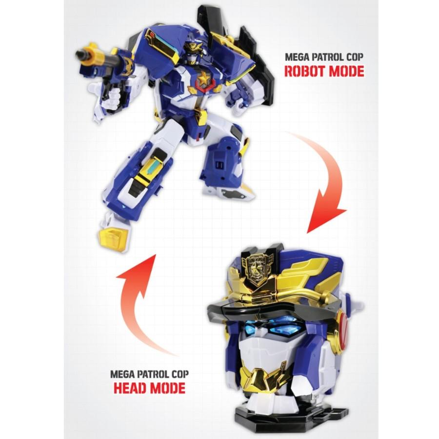 Сезон 6, мини-спецназ, сильнейший полицейский, мега-патрульный полицейский, игрушка-робот-трансформер, популярные корейские персонажи