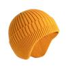 Thick Knitted Earmuff Hat Solid Color Warm Beanie Hat Fashion Winter Earmuff Cap  Men Women