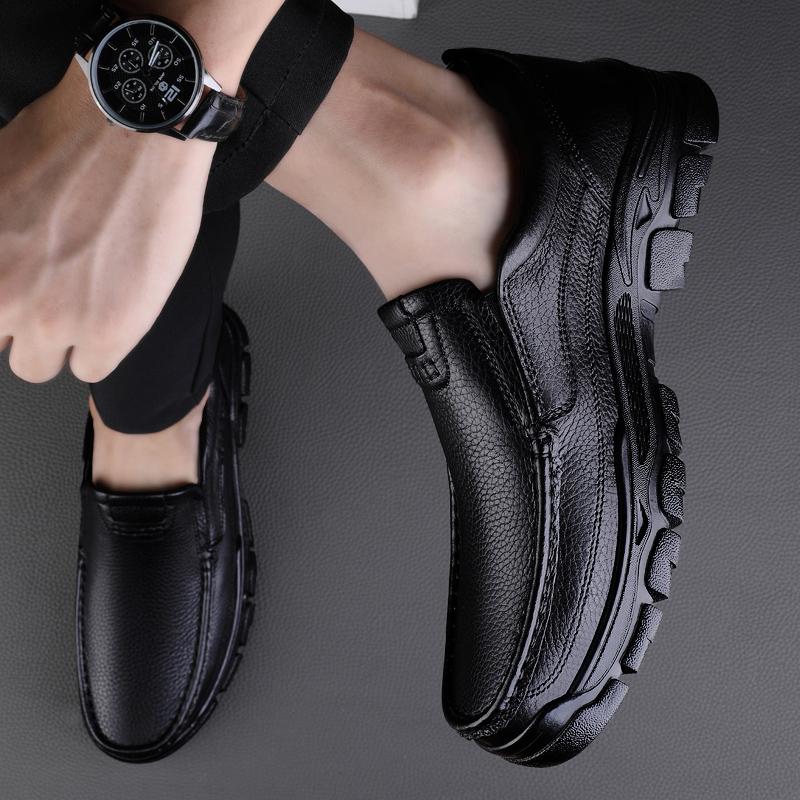 Мужские деловые туфли из натуральной кожи, роскошные брендовые повседневные итальянские мужские туфли без шнуровки, удобная деловая обувь