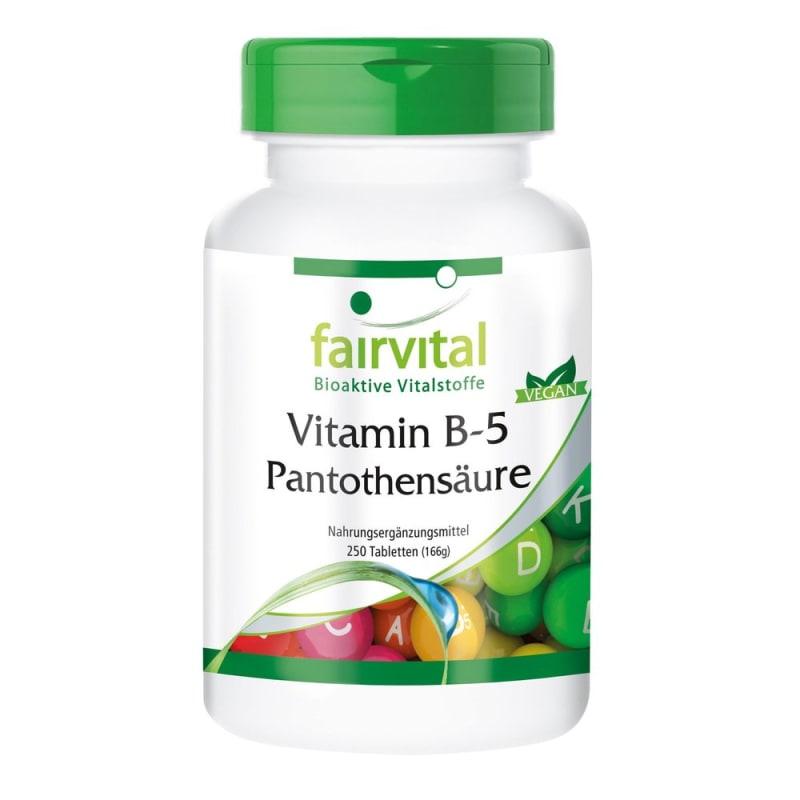 Fairvital Vitamin B5 Pantothenic Acid 250 Tablets