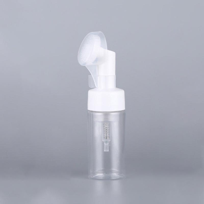 Силиконовая щетка Бутылка для пены Пузырьковая бутылка Очищающий мусс Пузырьковая бутылка Бутылка для мытья Бутылка для мытья Массажная головка щетки Прозрачная бутылка