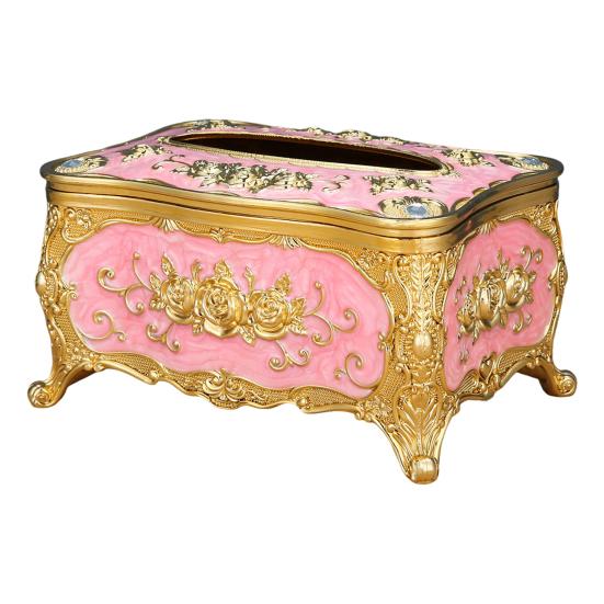 Европейская коробка для салфеток, большая вместимость, легкий доступ, крышка для коробки салфеток, акриловый держатель для салфеток, роскошное украшение для дома