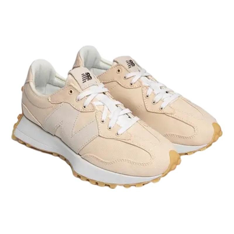 New Balance 327 Макадамия Розовая Вода Белые Женские Кроссовки WS327US