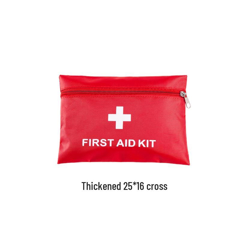 Thick Oxford Cloth Medical Emergency Bag - Compact First Aid and Medicine Storage with Zipper