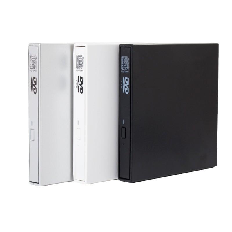 Тонкий и портативный внешний CD/DVD-привод USB 2.0 с функцией Plug and Play для ноутбуков и ПК