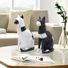 Modern Minimalist Plaid Cat Home Fine Living Room Decoration Home Decoration Good Things Resin Crafts Housewarming Gift