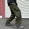 Men's Overalls Drawstring  Multi Pocket Casual Pants Hiking Pants Cotton Twill Pants