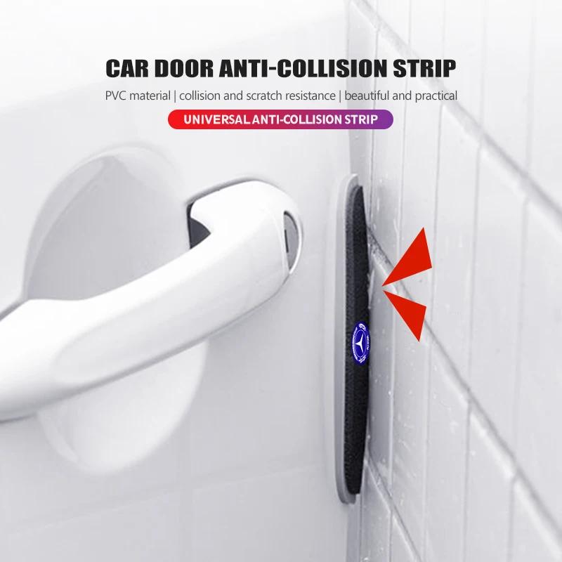 FA024pcs Car Anti Collision Strips Body Door Protector Stickers For Mercedes Benz W211 W124 W176 W177 C180 C200 C260 C300 GLC CLE