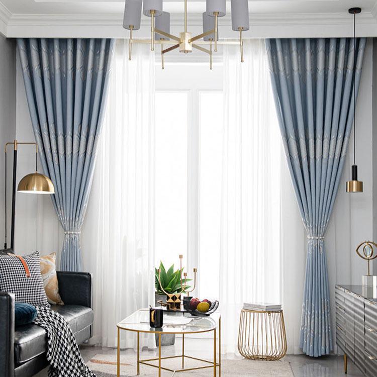 Плотные шторы в скандинавском стиле, простая гостиная, спальня, дом, изоляция, эркер, карниз для штор