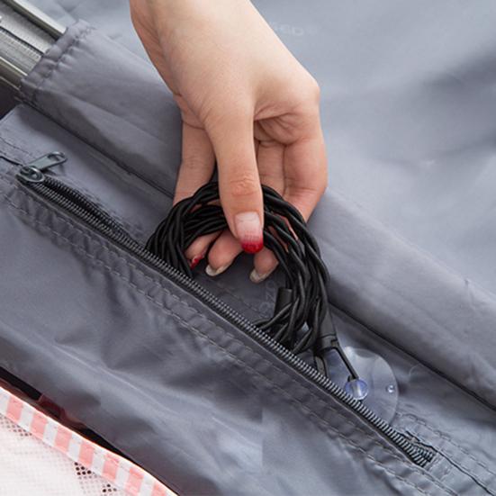 Растягивающаяся бельевая веревка на присосках, хорошая грузоподъемность, высокая эластичность, дорожная бельевая веревка, для улицы