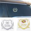 1pc Car Window Badge Sticker Rear Trunk Emblem Decals Decoration for Cadillac ATS BLS CT4 EXT SLS SRX STS XTS Escalade Deville