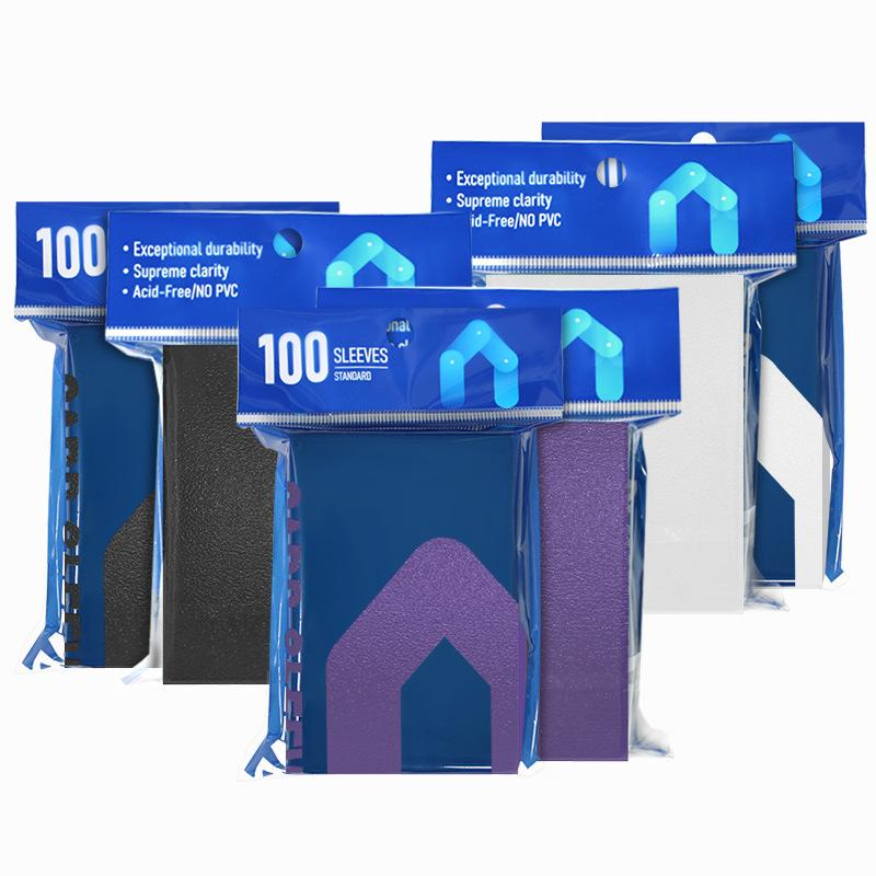 100 шт. Премиальные матовые протекторы для карт, совместимые с MTG, Pokemon, коллекционными карточками и спортивными картами стандартного размера для настольных игр