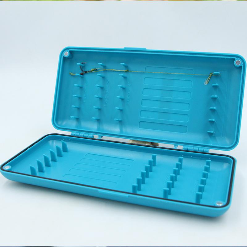 Selco China Double-Sided Plastic Fishing Rig Box Waterproof Bait Hook Storage Tool Box for Carp Accessories for River Lake