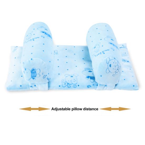 Мягкие детские подушки Регулируемый детский подголовник Подушка для сна младенца для поддержки шеи Защита головы Предотвращение плоской головы Перекатывание