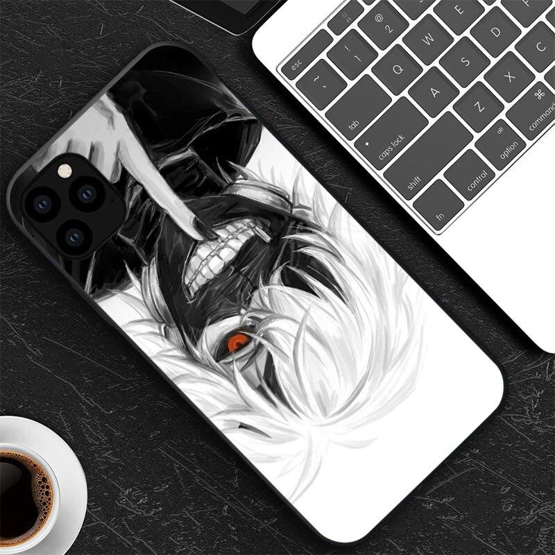 Чехол для телефона из японского аниме «Токийский гуль», Япония, обходительный чехол из ТПУ для iPhone XR X XS 11 12 13 Mini Pro Max 7 8 6 6S SE Back Fundas Coque