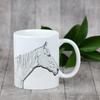 Retired Race Horse - mug with a horse, mug with a photo, personalized gift from the Art-Dog brand