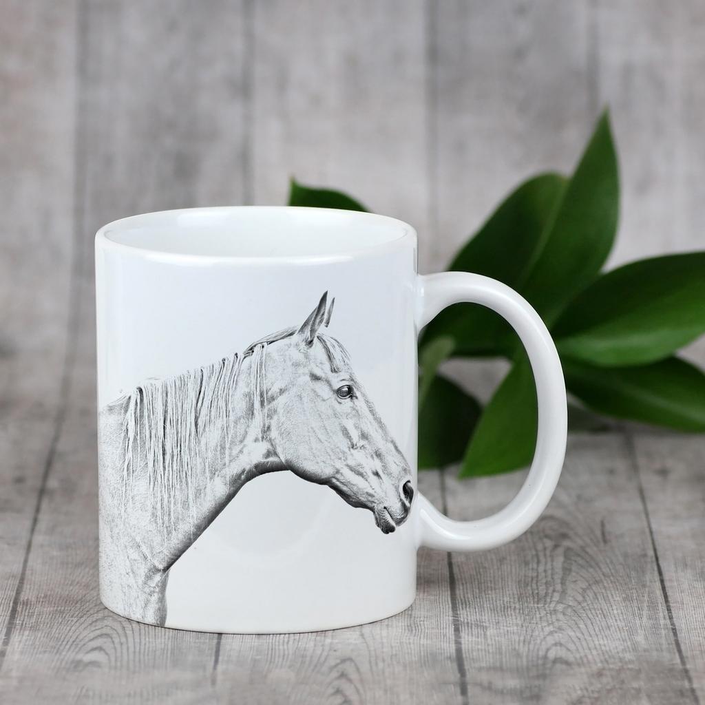 Retired Race Horse - mug with a horse, mug with a photo, personalized gift from the Art-Dog brand