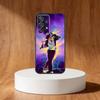 Cute Cartoon M-Michael J-Jackson Phone Case For Samsung S25,S24,S21,S22,S23,S30,Ultra,S20,Plus,Fe,Note,10,9,5G Black Cover