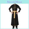 Унисекс M-XL Наряд Священника и Монахини Универсальный Костюм для Косплея на Хэллоуин