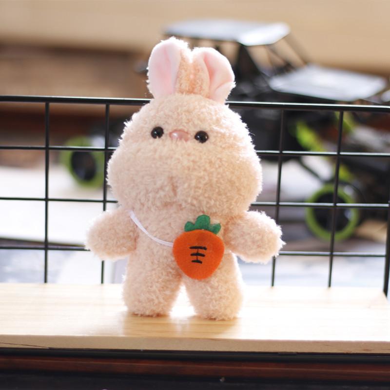 Ins Милый Милый Маленький Медведь Подвеска Плюшевая Игрушка Маленький Кролик Кукла Желтая Утка Сумка Подвесной Украшение Брелок