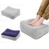 Portable Soft Footrest Pillow PVC Inflatable Foot Rest Folding Air Pillow Cushion Travel Office Home Leg Up Relaxing Feet Tool