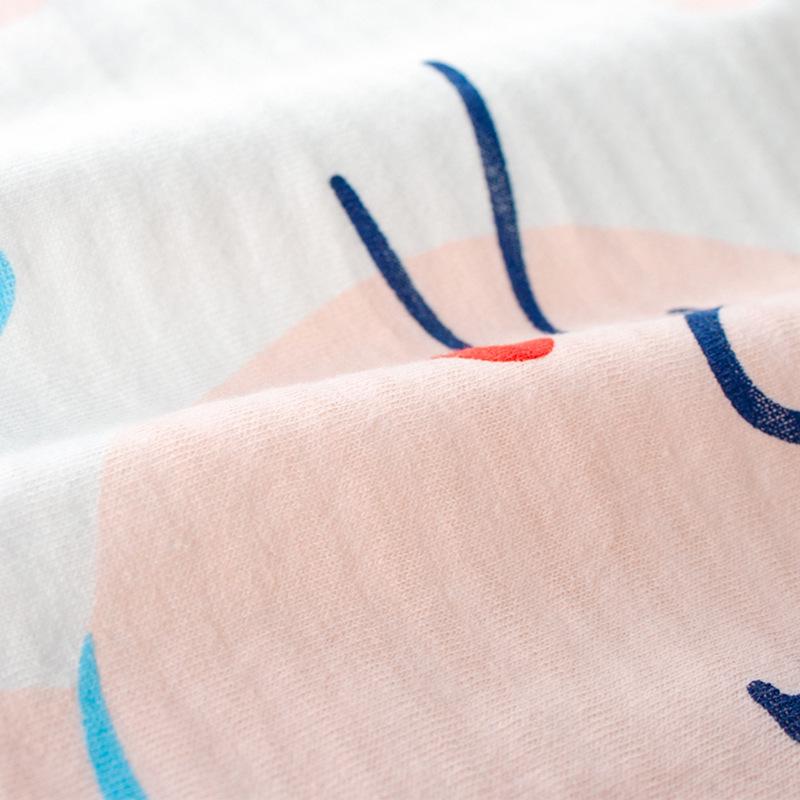 Милый летний хлопковый полукомбинезон Tao Baby и тонкие леггинсы с защитой животика для новорожденных