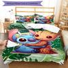 3pcs Stitch Bedding Set Duvet Cover Closure Includes 1 Duvet Cover & 2 Pillowcases, Soft and Comfortable for All Seasons.