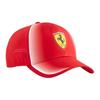 Puma X Бейсболка из полиэстера с узором из значков Ferrari, унисекс, красная 027100-01