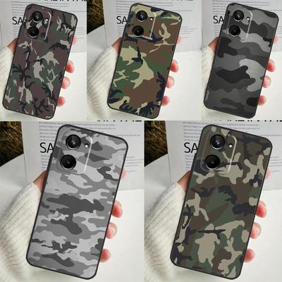 Военный армейский камуфляж для Realme 12 Pro Plus 11 10 9 C67 C55 C53 C35 C33 C30 C25s C21Y C15 GT3 GT5 GT Neo 5 Чехол