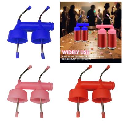 Двойной пивной шноркель пивной бонг питьевые аксессуары воронка для питья бутылка чаггер шноркель для напитков для новогодней вечеринки