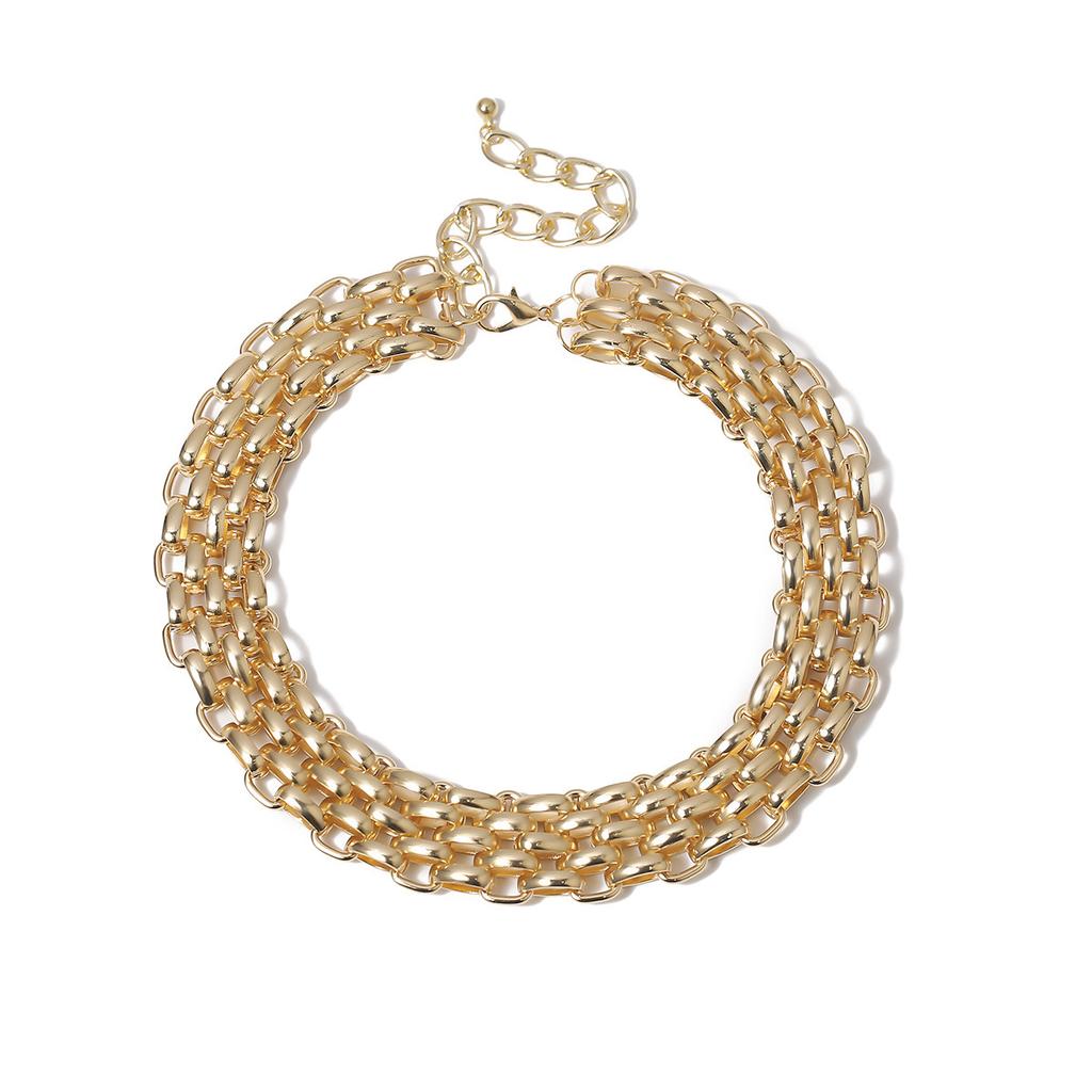 Fashion Individuality And Jmxd "retro Rough Chain Womens Necklace Simple And Versatile Metal Sweater Chain Fashion Accessories