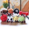 Basketball Football Sports Equipment Pp Cotton Plush Keychain Bag Decor Kids For